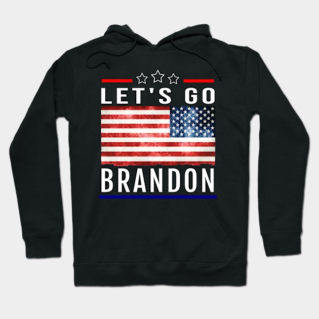 Let's Go Brandon Us flag Hoodie by Adel dza